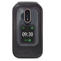 Doro cover til mobiltelefoner sort, originalt tilbehør