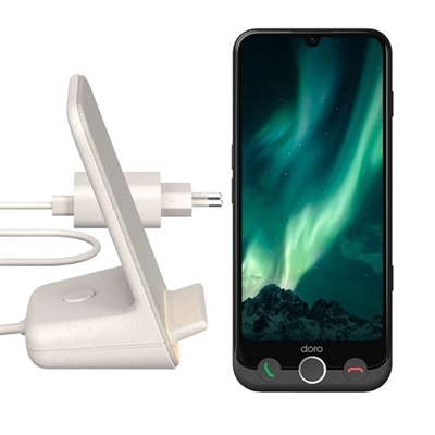 Doro PAKKE Aurora A31 smartphone 128GB | Inkl. trådløs opladning og smartwatch