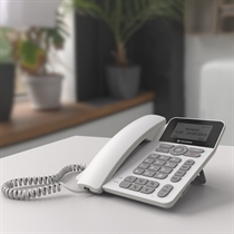 Bordtelefon F360 4G fra Cocomm til simkort hvid | Ældrevenlig