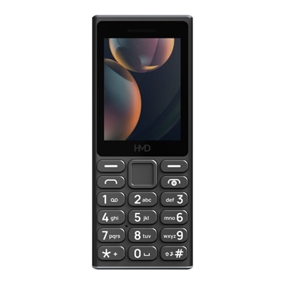 Nokia 105 4G mobiltelefon 2,4" stor skærm, nyeste udgave sort